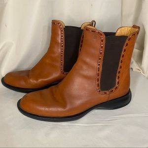 Tods leather Chelsea boots classic elastic 6.5